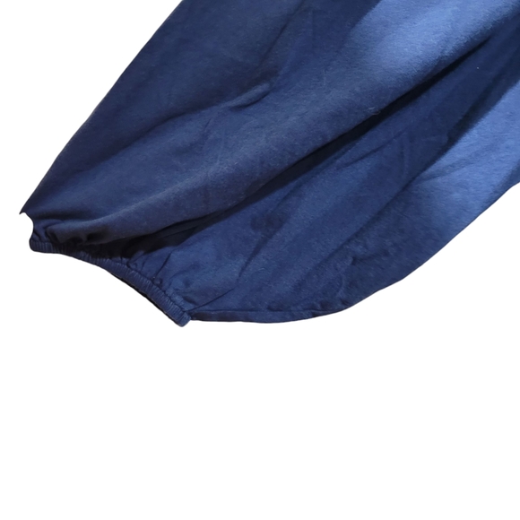 Romans Navy Blue Top Size 1x  22/24 Womans Tunic EUC Pull Over - Picture 3 of 5